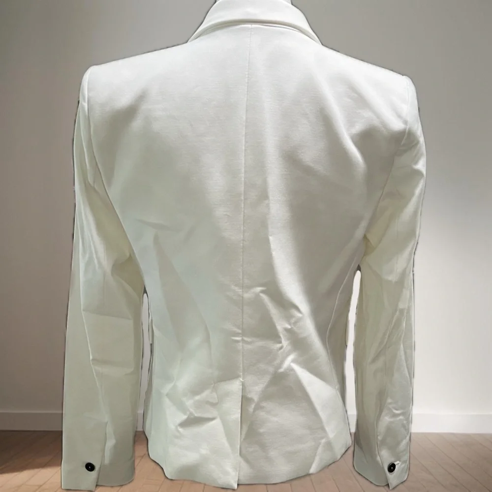 Mango White Blazer Size 8 - Picture 3 of 4